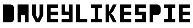 daveylikespie Font Image