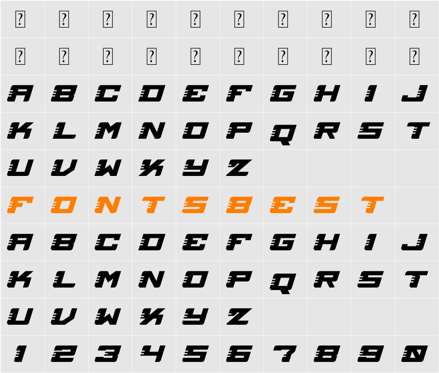 Race Freak Character Map