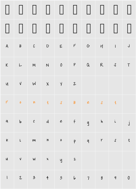 Aly Og 2 Character Map