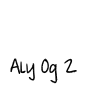 Aly Og 2 Font Image