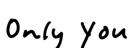 Only You Font Image