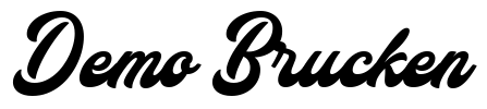 Demo Brucken Font Image
