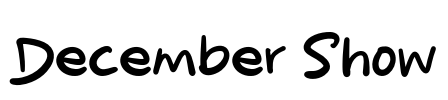 December Show Font Image
