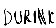 Durink Font Image