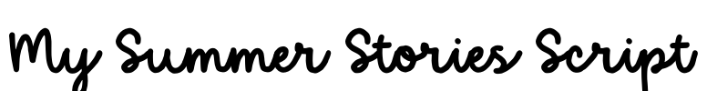 My Summer Stories Script
