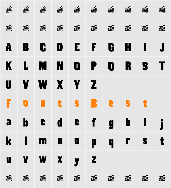 MREYBOLL MREYBOLL Sans Character Map