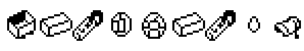 MineDings Font Image