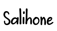 Salihone Font Image