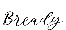 Bready Font Image
