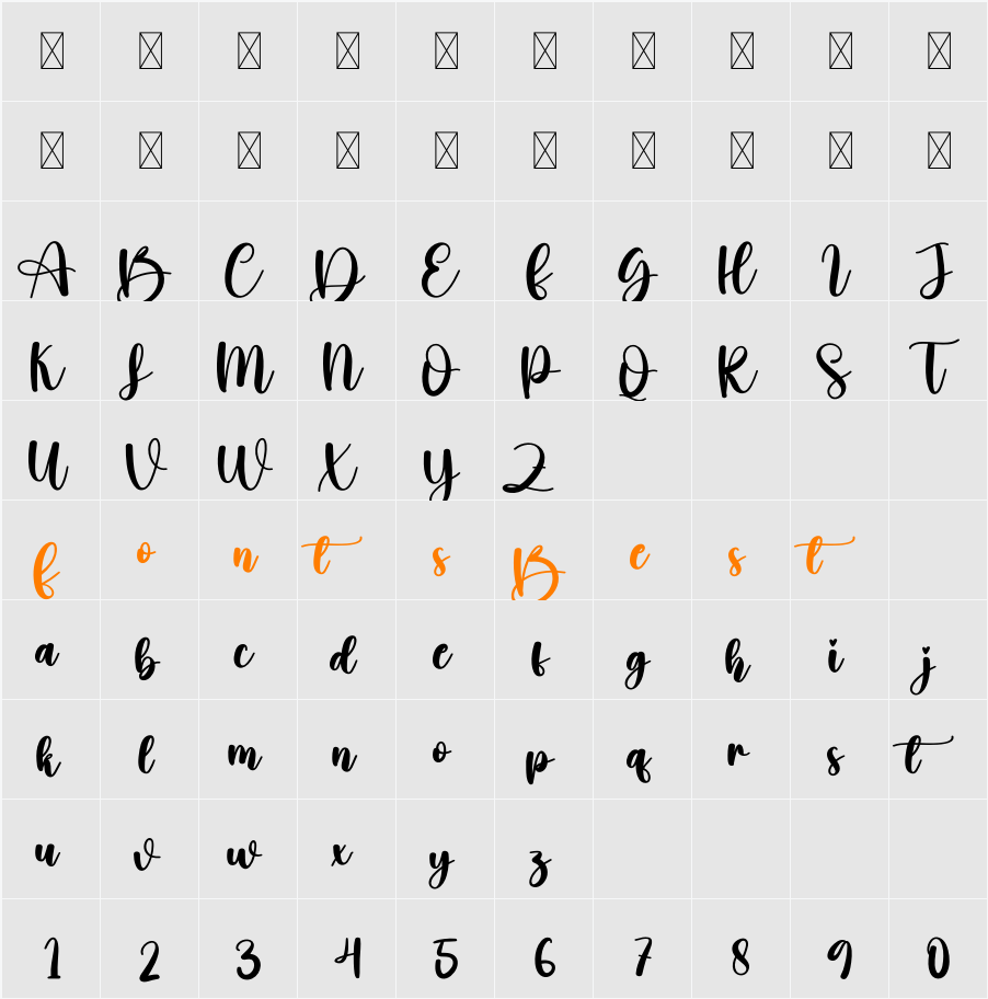 Hey Girl Character Map