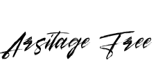 Arsitage Free Font Image