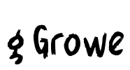 g Growe Font Image