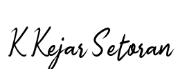 K Kejar Setoran Font Image