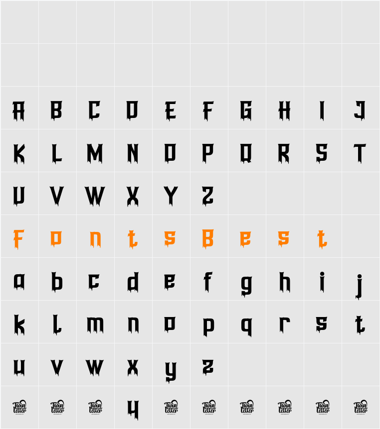 ANEHIK Character Map
