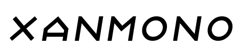 Xanmono Font Image