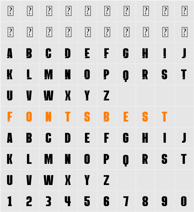 Survalia PERSONAL USE ONLY! Character Map