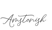 Amstonish Font Image