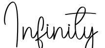 Infinity Font Image