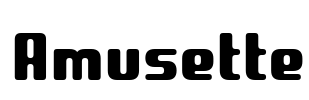 Amusette Font Image