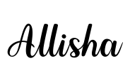 Allisha Font Image