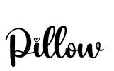 Pillow Font Image