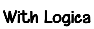 With Logica Font Image