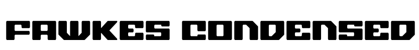 Fawkes Condensed Font Image
