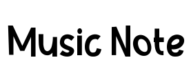 Music Note Font Image