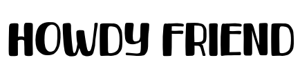 Howdy Friend Font Image