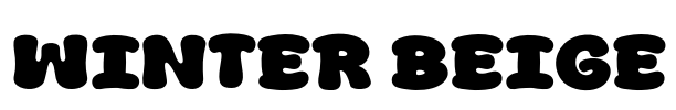 Winter Beige Font Image