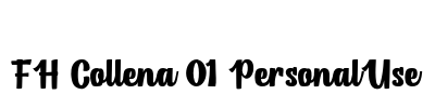 FH Collena 01 PersonalUse Font Image