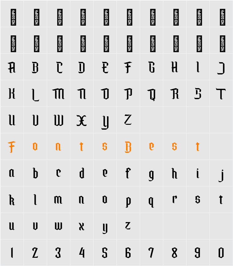 Alisyah Character Map