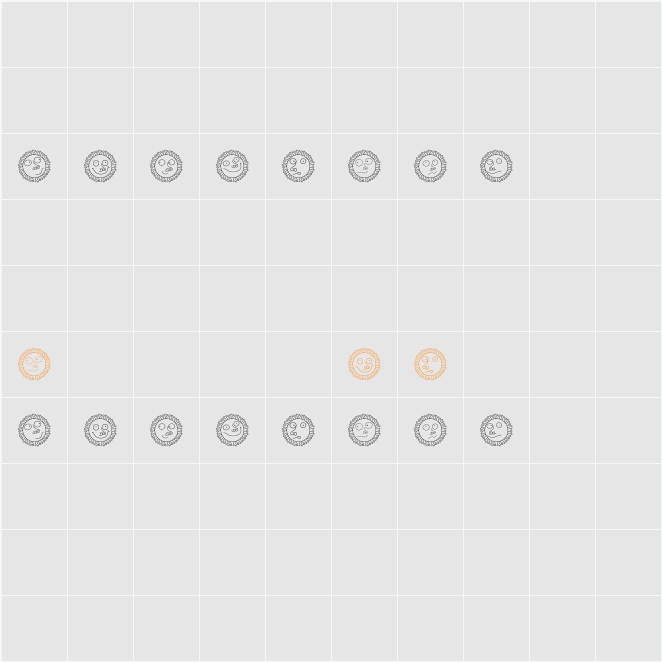Lucky Sun Character Map