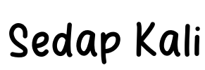 Sedap Kali Font Image