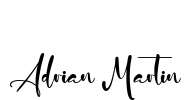 Adrian Martin Font Image