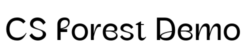 CS Forest Demo Font Image