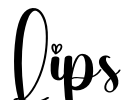 Lips Font Image