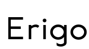 Erigo Font Image