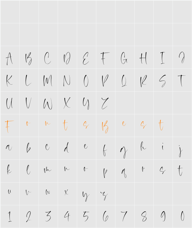 Silver Brighter Character Map