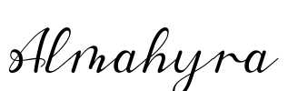 Almahyra Font Image