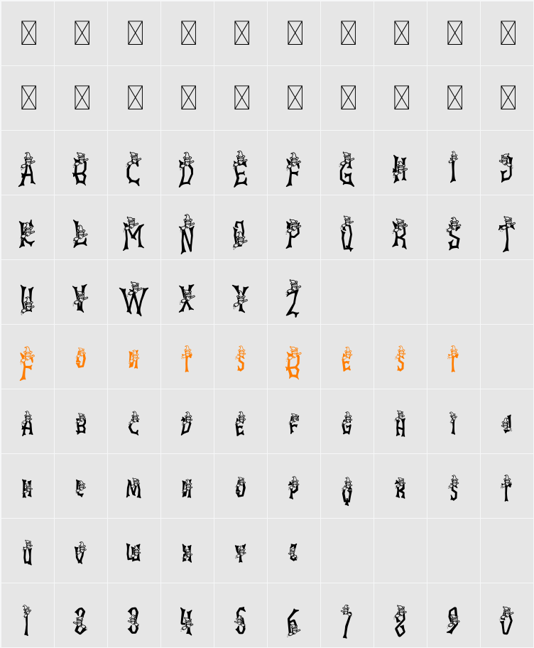 Ghostly Guffaws Witch Character Map