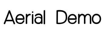 Aerial_Demo  Font Image