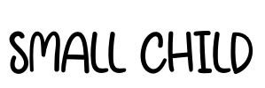 Small Child Font Image