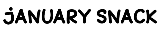 January Snack Font Image
