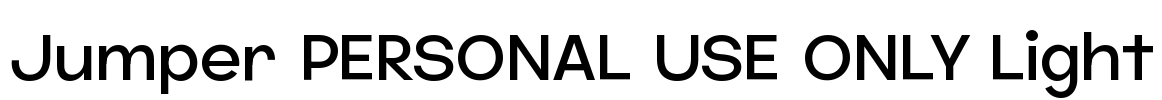 Jumper PERSONAL USE ONLY Light Font Image