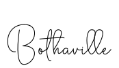 Bothaville Font Image