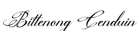 Bittenong Cenduin Font Image