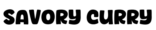 Savory Curry Font Image