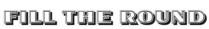 Fill The Round Font Image