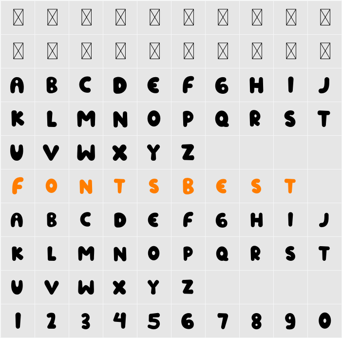 Alqis Character Map